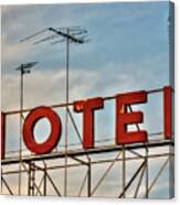 Motel #1 Canvas Print