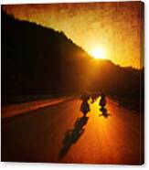 Motorcycle Ride #1 Canvas Print