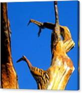 New Orleans Bird Tree Sculpture In Louisiana #2 Canvas Print