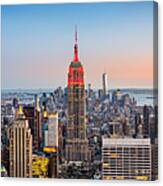 New York Skyline Panorama #1 Canvas Print