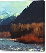 On The Squamish River 2223 #1 Canvas Print
