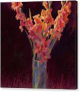 Orange Gladiolus Canvas Print