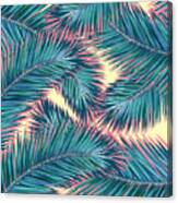 Exotic Summer Tropical Plant Canvas Print