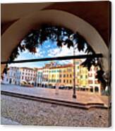 Piazza San Giacomo In Udine Landmarks View #1 Canvas Print