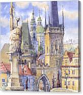 Prague Charles Bridge Canvas Print