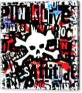Punk Skull #1 Canvas Print