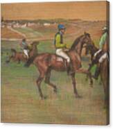 Race Horses #1 Canvas Print