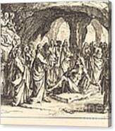 Raising Of Lazarus #1 Canvas Print