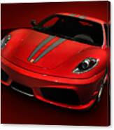 Ferrari F430 Red Side View 3.2 Wall Art Canvas Picture Print 