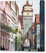 Rothenburg Tower Canvas Print