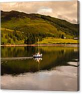 Sailing In Scotland #1 Canvas Print