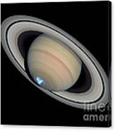 Saturns Dynamic Aurora #1 Canvas Print