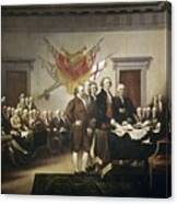 Signing The Declaration Of Independence Canvas Print