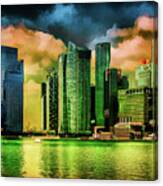 Singapore Skyline #1 Canvas Print