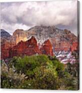 Snow In Heaven Panorama #1 Canvas Print