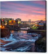 Spokane River #1 Canvas Print