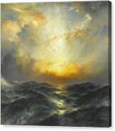 Sunset At Sea #1 Canvas Print