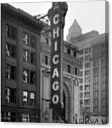 The Chicago Theater, Constructed #1 Canvas Print