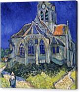 The Church In Auvers-sur-oise, View From The Chevet #1 Canvas Print