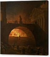 The Fire Of Rome Canvas Print