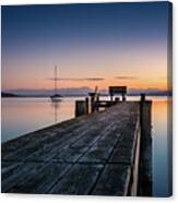 The Jetty To Sunset Canvas Print