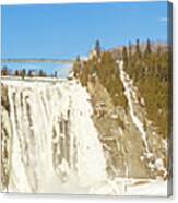 The Montmorency Falls In Quebec, Canada. #2 Canvas Print