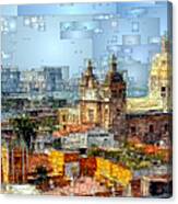 The Walled City In Cartagena De Indias Colombia #1 Canvas Print