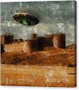 Ufo By Raphael Terra And Mary Bassett #1 Canvas Print