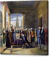 Washington: Inauguration #1 Canvas Print