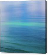 Northern Lights Ocean Abstract Canvas Print