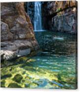 Waterfall At Katherine Gorge, #1 Canvas Print
