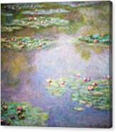 Water Lilies By Monet Canvas Print