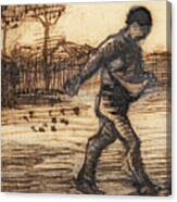 The Sower Drawing by Vincent Van Gogh