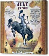 119th Cheyenne Frontier Days Signage Canvas Print