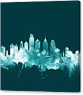 Philadelphia Pennsylvania Skyline #12 Canvas Print