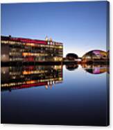 River Clyde Reflections #10 Canvas Print