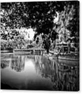 Jingjiang Palace-china Guilin Scenery-black-and-white Photograph #13 Canvas Print