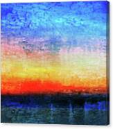 15a Abstract Seascape Sunrise Painting Digital Canvas Print
