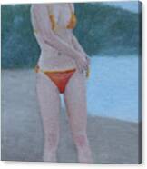Beach Girl #16 Canvas Print