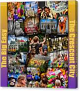 16x20 New Orleans Poster Canvas Print