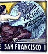 1915 San Francisco Expo Poster Canvas Print