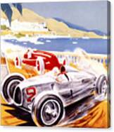 1936 F1 Monaco Grand Prix Canvas Print