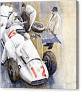 1939 German Gp Mb W154 Rudolf Caracciola Winner Canvas Print