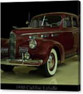 1940 Cadillac Lasalle Canvas Print