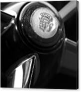 1947 Cadillac Steering Wheel Canvas Print