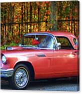 1957 Thunderbird  003 Canvas Print