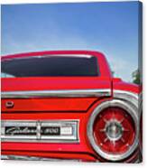 1964 Ford Galaxie 500 Taillight And Emblem Canvas Print