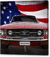 1966 Ford Mustang - American Classic Canvas Print