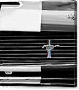 1966 Shelby Gt350 Grille Emblem Canvas Print