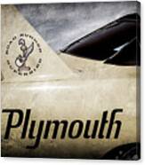 1970 Plymouth Superbird Emblem -0520ac Canvas Print